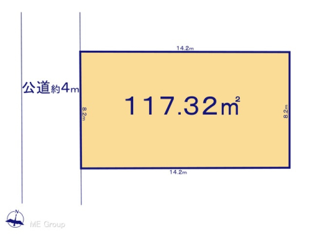 区画図 図面と異なる場合は現況を優先