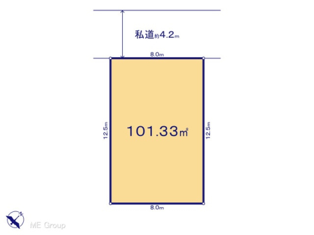 区画図 図面と異なる場合は現況を優先