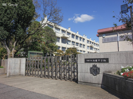 周辺環境 中学校 800m 川越市立初雁中学校