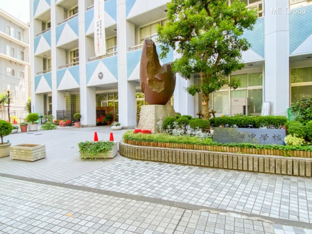 周辺環境 中学校 1090m 中央区立佃中学校