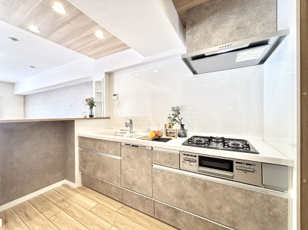 �L�b�`�� ��Ƃ肠��L�b�`���X�y�[�X�ł�������H��̌�Еt�����X���[�Y�ɁI