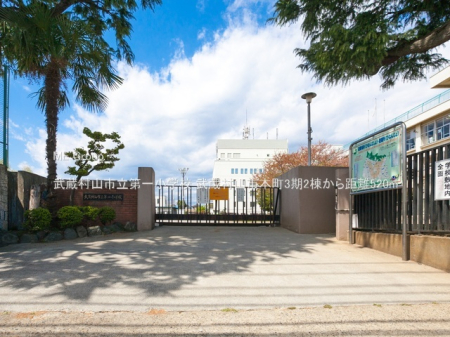 ���ӊ� ���w�Z 520m �������R�s����ꏬ�w�Z