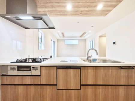 �L�b�`�� ���r���O�����n����l�C�̃J�E���^�[�L�b�`���B �Ƒ��������Ȃ���Ǝ������邱�Ƃ��ł��܂��B