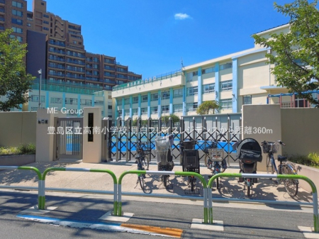 ���ӊ� ���w�Z 360m �L���旧���쏬�w�Z