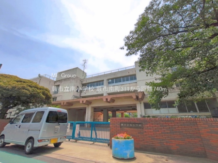 ���ӊ� ���w�Z 740m �n�s���쏬�w�Z